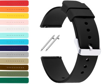 16 | 18 | 20 | 22 | 24 mm silicone watch strap replacement watch rubber band