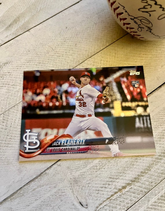 Saint Louis Cardinals Baseball Card Jack Flaherty Trading 