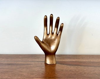 Helping Hand Bronze Sculpture Gift for Holidays Doctor's Gift Grateful for Friends Gift Bronze Sculpture Art Tabletop Decoration Collectible