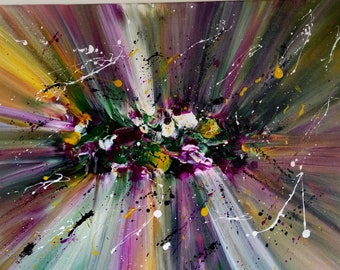 BLOWOUT - Original abstract painting