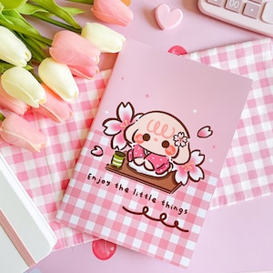Sakura Theme Sticker Buch mit Freigabepapier