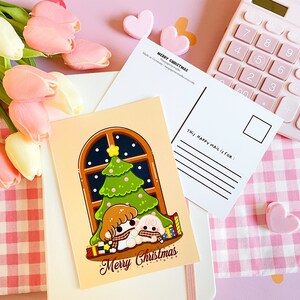 Süße A6 Weihnachtspostkarte