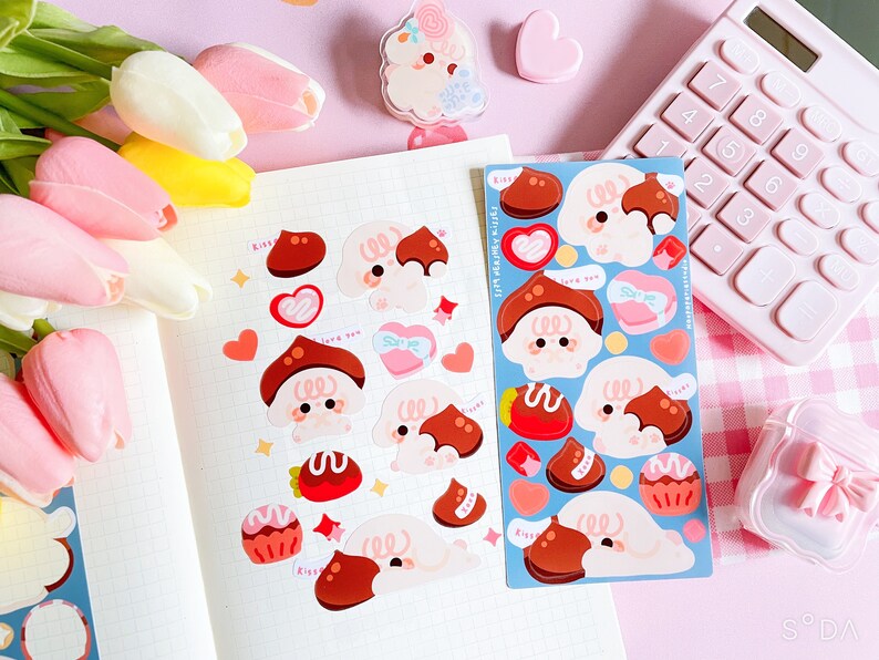 Hershey Kisses Sticker Sheet Cute Journal and Deco Stickers - Etsy