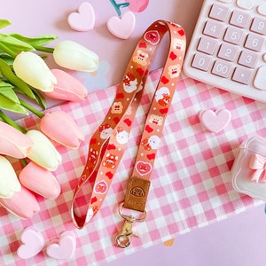 Teddy Bear Lanyard , Key Holder, ID Card Holder