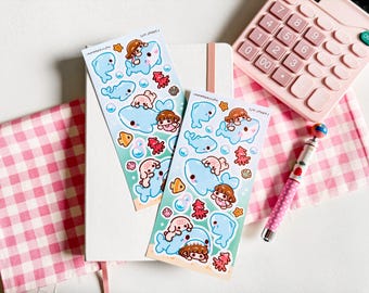 Shark Sticker Sheet | Cute Journal and Deco Stickers