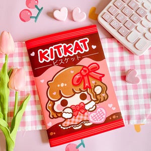 Kit Kat Theme Stickerbuch mit Freigabepapier