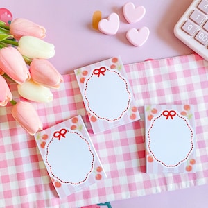 Mini Cherry Memo Pad | Kawaii Notepad