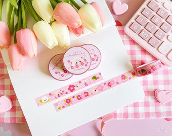 Cute Sakura Washi Tape | 10m x 15mm