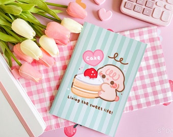 Stickerboek met dessertthema en releasepapier