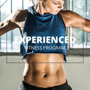 EXPERIENCED WORKOUT, women&#39;s fitness plan, exercise plan, detailed beginner gym plan for the first 5 weeks, lose weight and build muscle