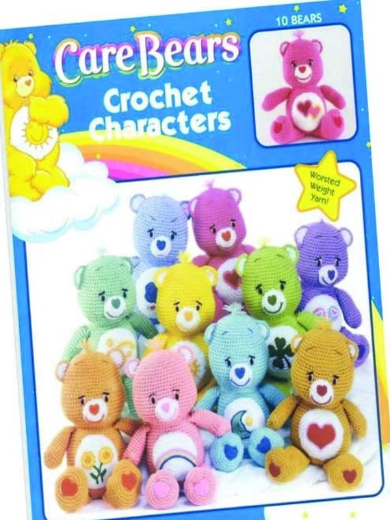 Care bear crochet patterns 10 bears to make.