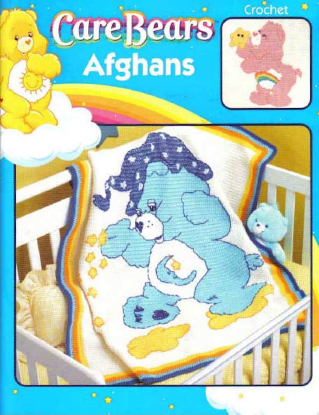 Care Bear Blanket Crochet Pattern. 6 Bear Blankets Etsy