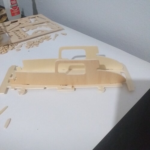 Do it yourself. (DIY) wooden model night lamp, 12 dc volts shops
