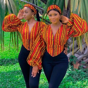 African Print Top, Official Top, Traditional wears,African Fit and Flare gown, Reception Gown, Reception Dress, Party Dress.