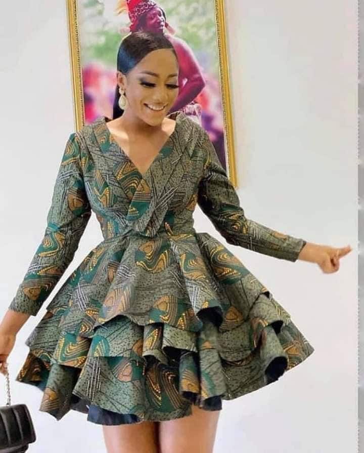 african print fit and flare dresses African Print Wrap Dress- Flare Dress - Ankara -Ankara Print -African Dress -Handmade - Africa Clothing