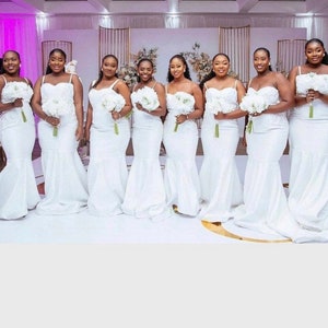 Bridesmaids Ankara Dress, Couple African Outfit, Pre-wedding photoshoot, Bridesmaids dress, Party dress for Bridesmaids,