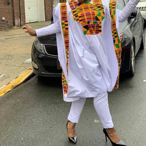 3piece ladies agbada, Official dress,Traditional wears,African Fit and Flare gown, Reception Gown, Reception Dress, Party Dress.