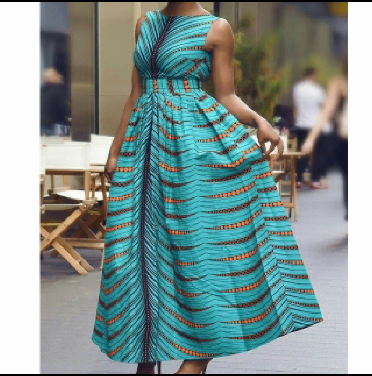 African Print Ankara Fit and Flare Dress, Custom Made Gown - Etsy African Print Ankara Fit and Flare Dress, Custom Made Gown - Etsy