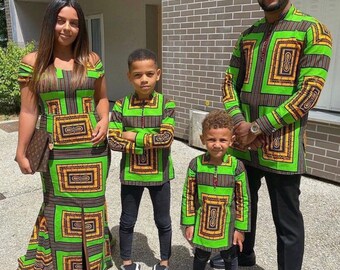African Family Outfit, Family Photoshoot, Weddings, Christmas, Family Holidays, Holidays