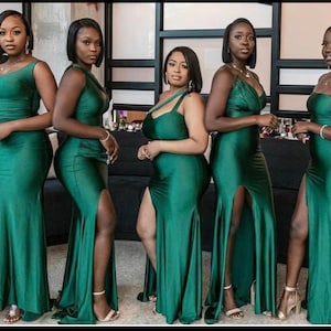 Bridesmaids Ankara Dress, Couple African Outfit, Pre-wedding photoshoot, Bridesmaids dress, Party dress for Bridesmaids,