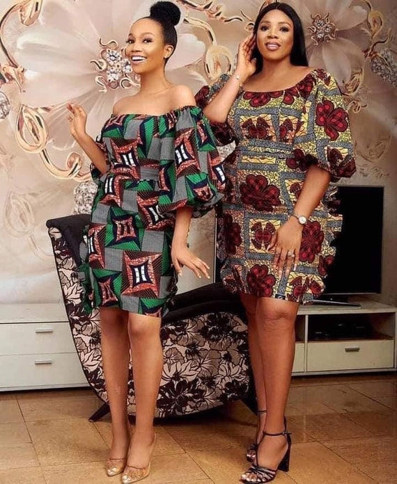 Ankara Flare Gown Styles for Ladies - Ghanamma.com