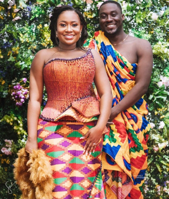 Traditional Wedding Dress,wedding Couple Set, African Couple Anniversary  Set, African, Pre-wedding Photos Hoot, Matching Outfits - Etsy Canada