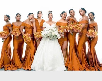 Bridesmaids Ankara Dress African Print Wedding Dresses - Etsy