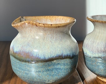 Set of hand-made ceramic jars