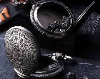 Magic Minichrono' Micro Metal Dice Set for DND: Mini Dice in a