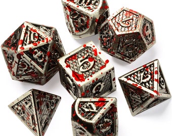 Color : Type 25 HXHN Polyhedral DND Dice Metal Dice Set DND Board Game RPG Math Teaching Color : Type 25 HXHN Polyhedral DND Dice Metal Dice Set DND Board Game RPG Math Teaching