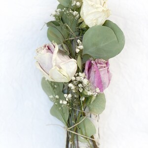 Eucalyptus & Rose Smudge Stick-9 inch