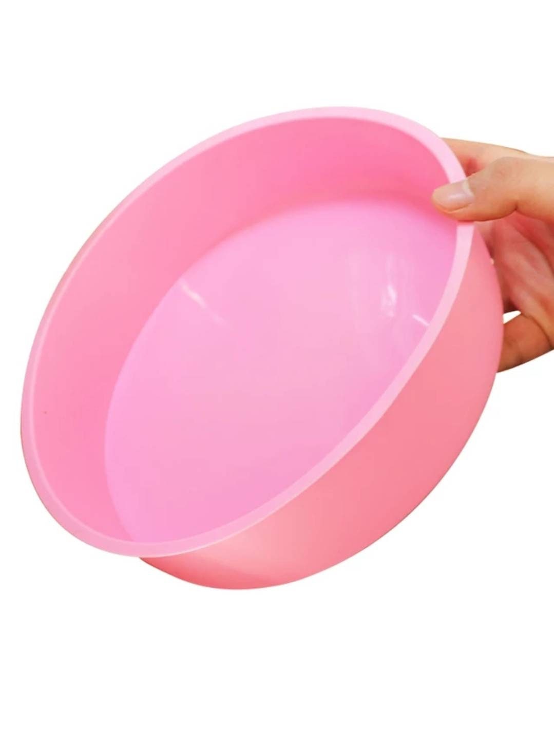 Round Silicone Cake Mould Inch Pans Tins Non-stick Premium