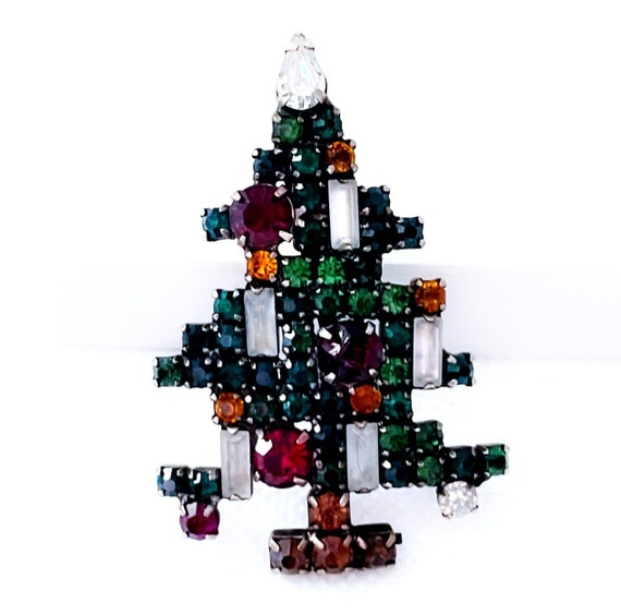 Vintage Weiss Christmas Tree Brooch Pin. Christma… - image 7