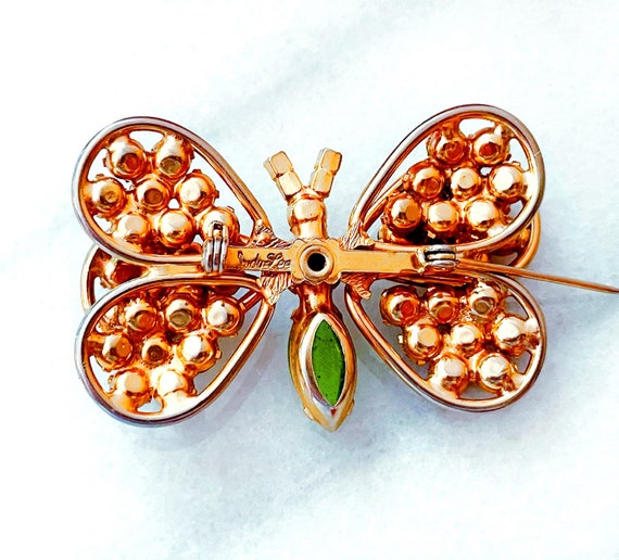 Judy Lee Vintage Butterfly Brooch, Vintage Brooch… - image 7