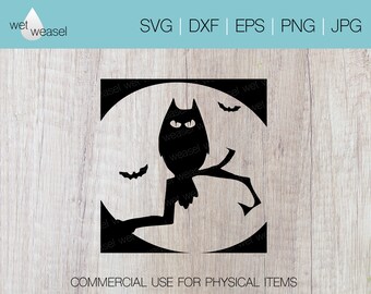 Halloween Owl Digital File - Svg, Png, Dxf, Eps, Jpg, Cricut