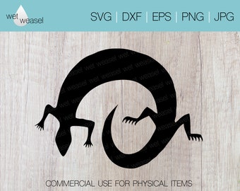 Gecko Digitaal Bestand - Svg, Png, Dxf, Eps, Jpg, Cricut