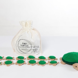 Memory Game Turtle Crochet Turtle Memory game Crochet Educational Toy Crochet Montessori Matching Game