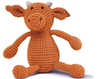 Crochet Water Buffalo Toy: Handmade First Birthday Gift