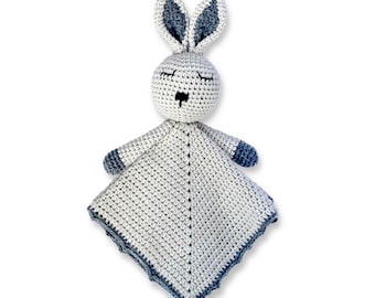 Crochet Bunny Baby Lovey: Handmade Cotton Comforter