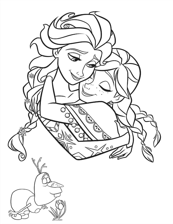 21 Frozen Coloring Pages, Frozen Elsa Coloring Book, Birthday