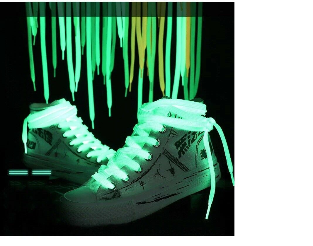Glow in the Dark Luminous Shoelaces Premium Shoe Laces Etsy UK