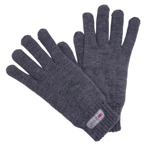 2022 New Womens Ladies Adult Half & Full Finger Winter Warm 3M THINSULATE GLOVES, Knitted, NAVY, Other colours available Grey