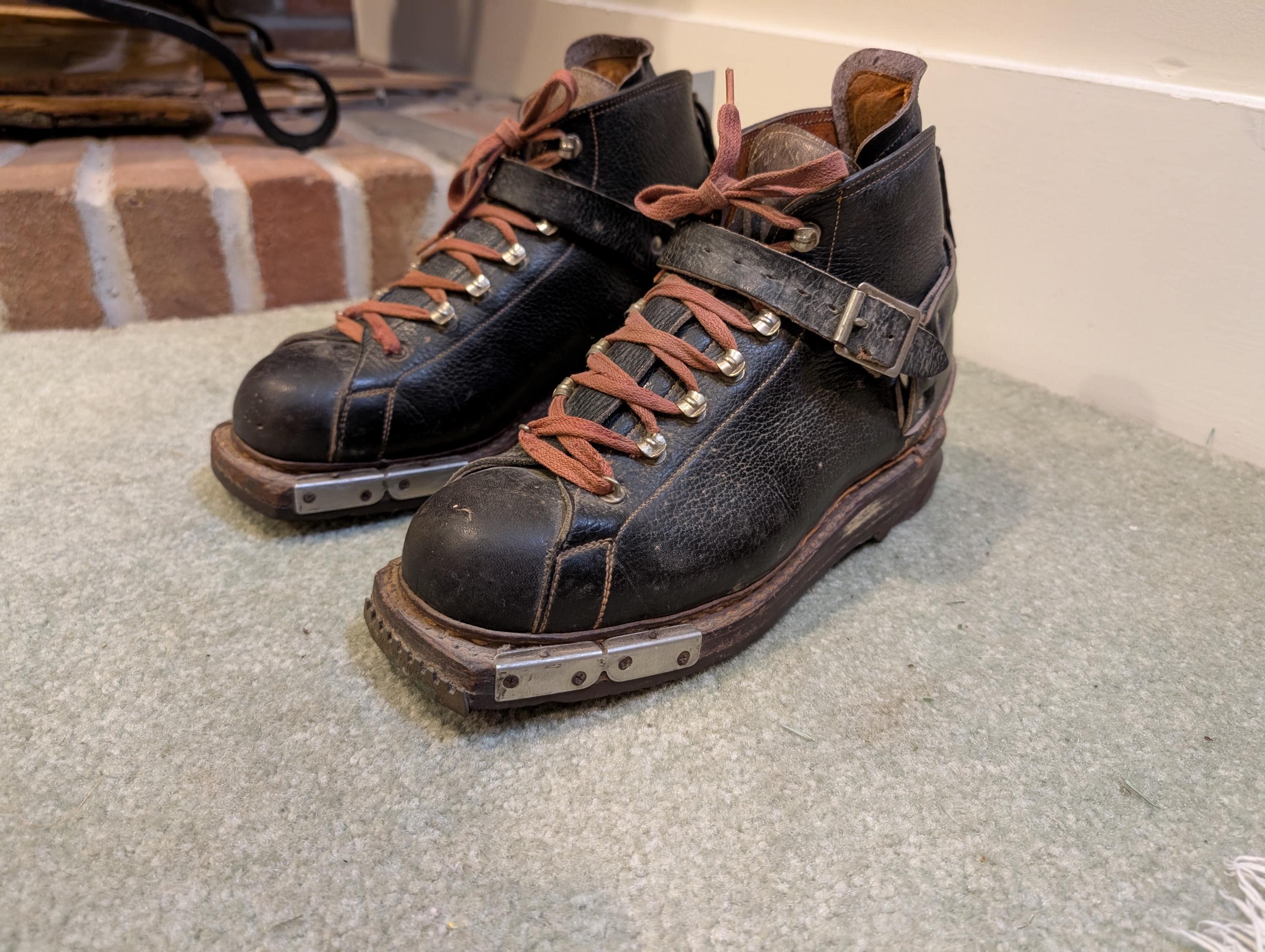 Antique ski boots - Etsy 日本