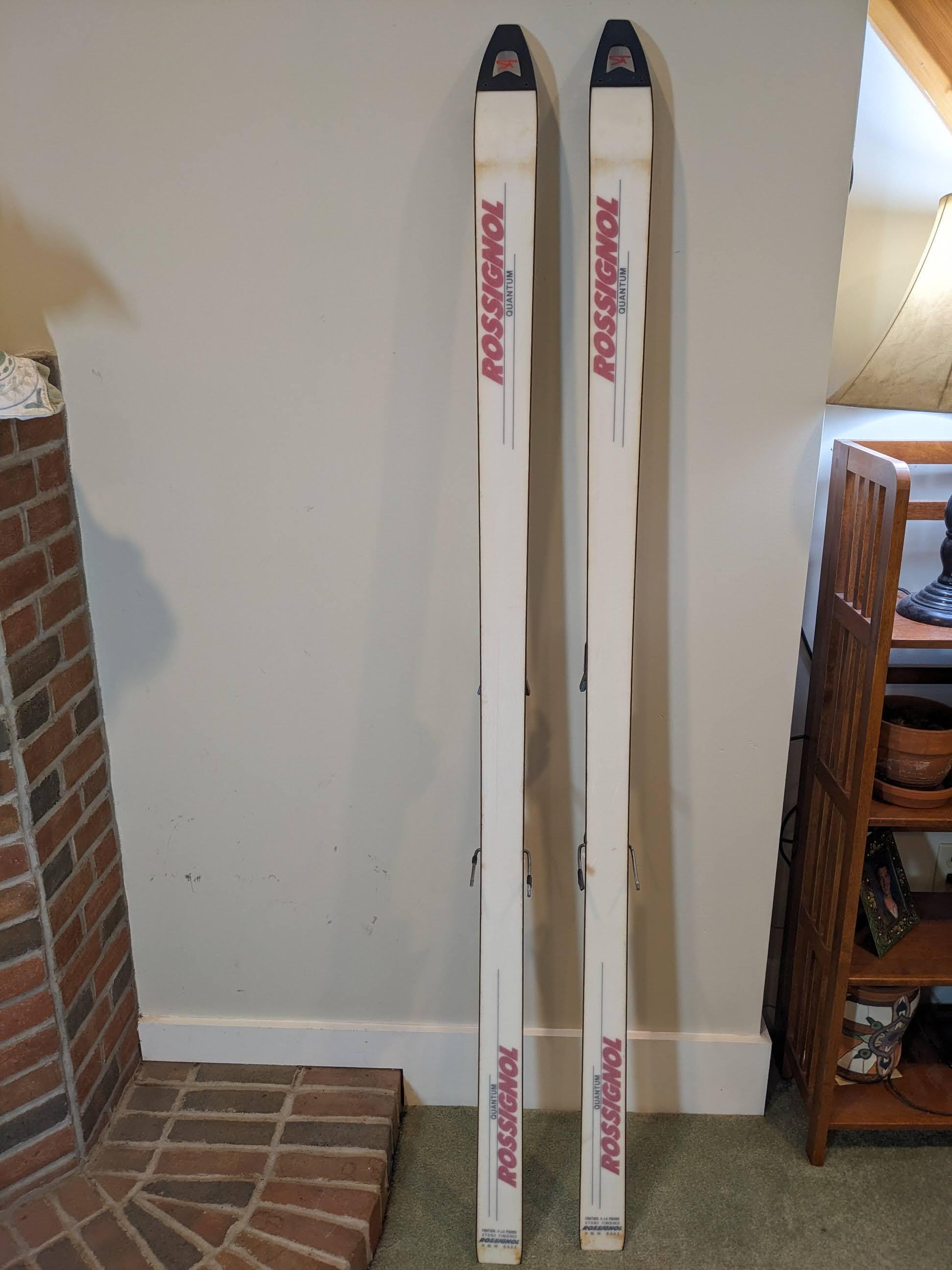 Vintage Skis. Rossignol Quantum QS N 808 Fibroplastic With Marker