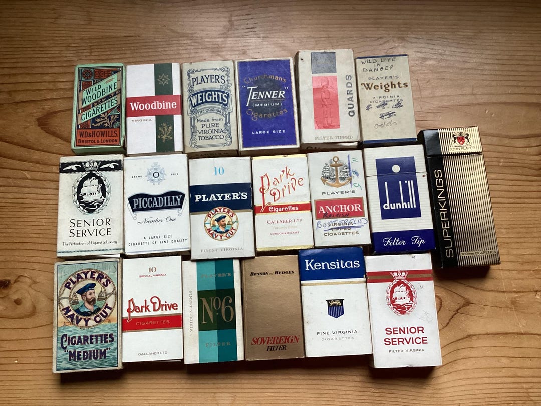 vintage pack of cigarettes Old Gold 1953, King Size – vintage American Cigarette Pack