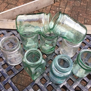 Victorian Glass Jars | 1890’s | Antique Glass | Hand Crafted Preserve Jars | Edwardian Jam Jar