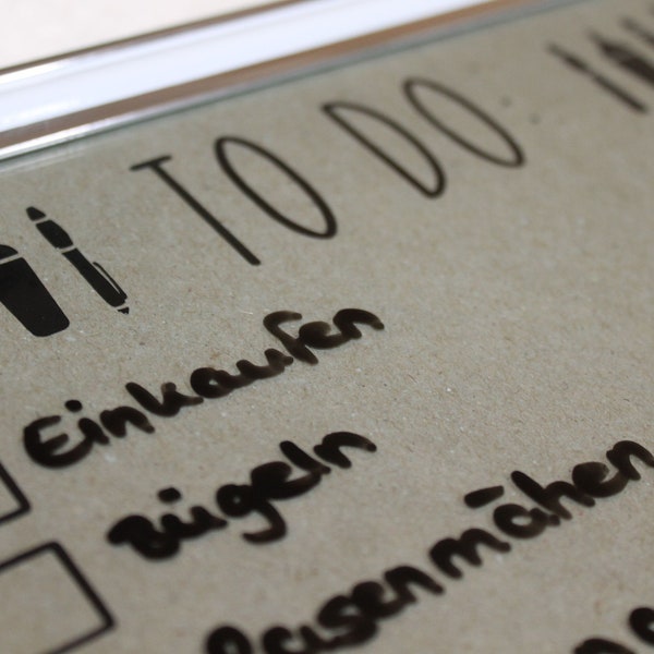 To-Do Liste  | Wiederverwendbar | Ordnungssystem | Hilfe