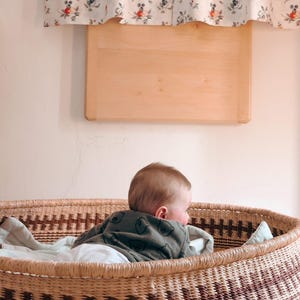 Handwoven Baby Play Basket: Eco-Friendly Nursery Decor, Ghana Basket