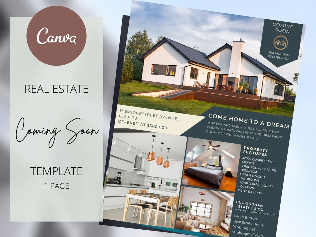 Real Estate Flyer Template Real Estate Marketing Coming Soon Flyer Open