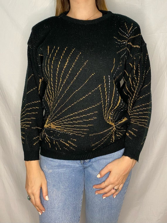 90's Glitter Sweater - image 1
